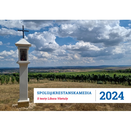Stolní kalendář 2024 s Radiem PROGLAS a texty Libora Všetuly