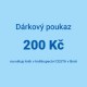 Dárkový poukaz 200 Kč na nákup knih v knihkupectví CESTA v Brně.