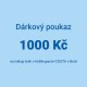 Dárkový poukaz 1000 Kč na nákup knih v knihkupectví CESTA v Brně.